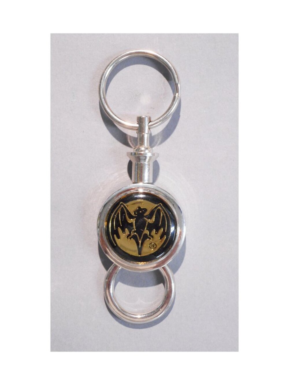 Bacardi Key chain with Bat Logo - Pull Apart style - NEW in package